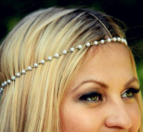 FemNmas Pearl Head Band India