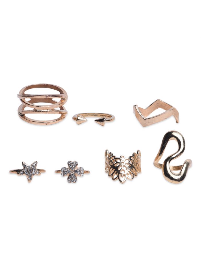 Designer Seven Ring Set For Girls