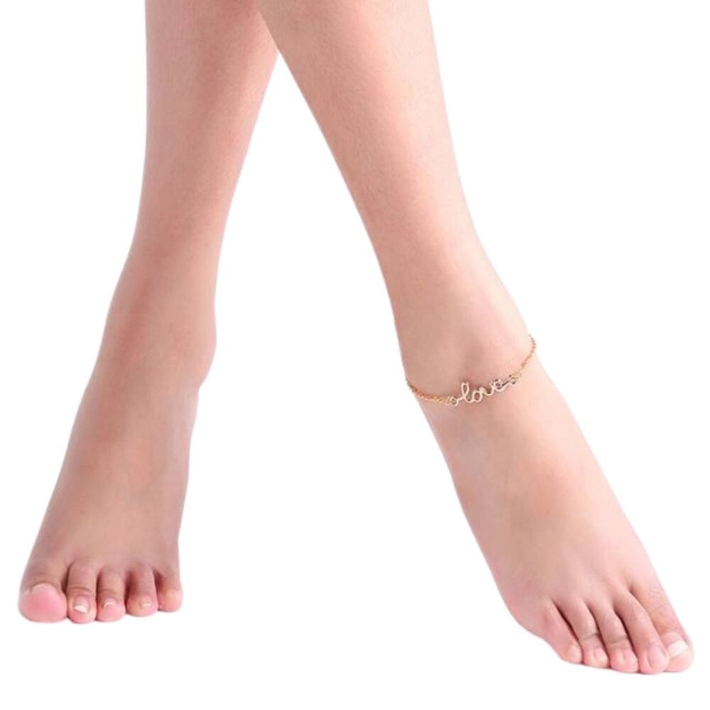Letter Love Anklet
