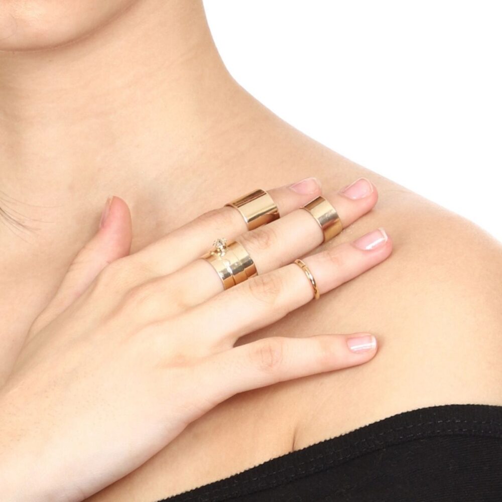 Metal Finger Ring Set