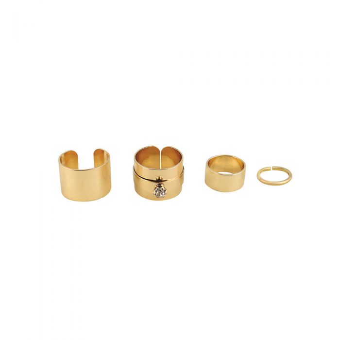 Golden Four Ring Set