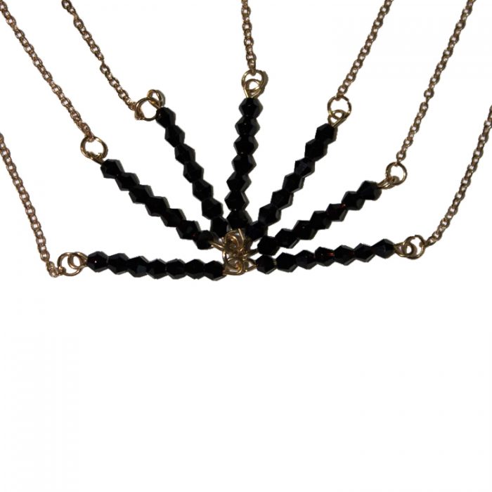 Black Bead Chain For Hair