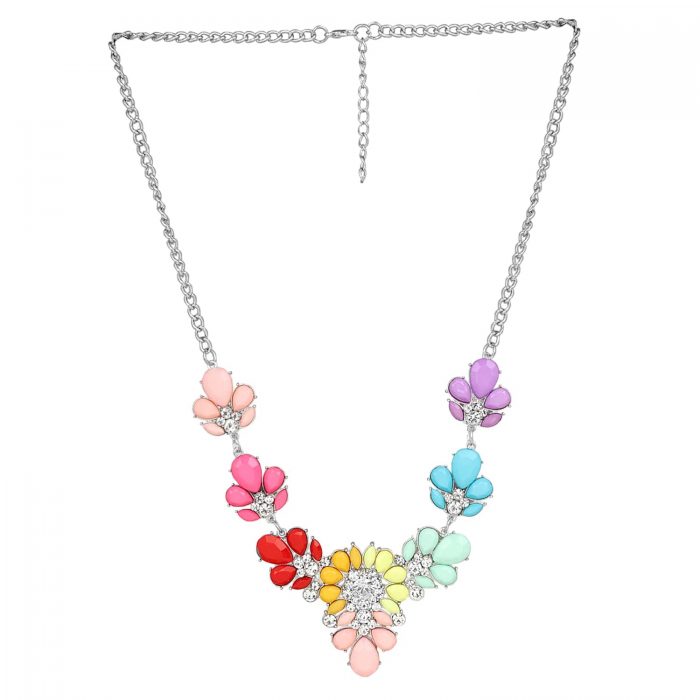 Multi Color Statement Necklace For Women