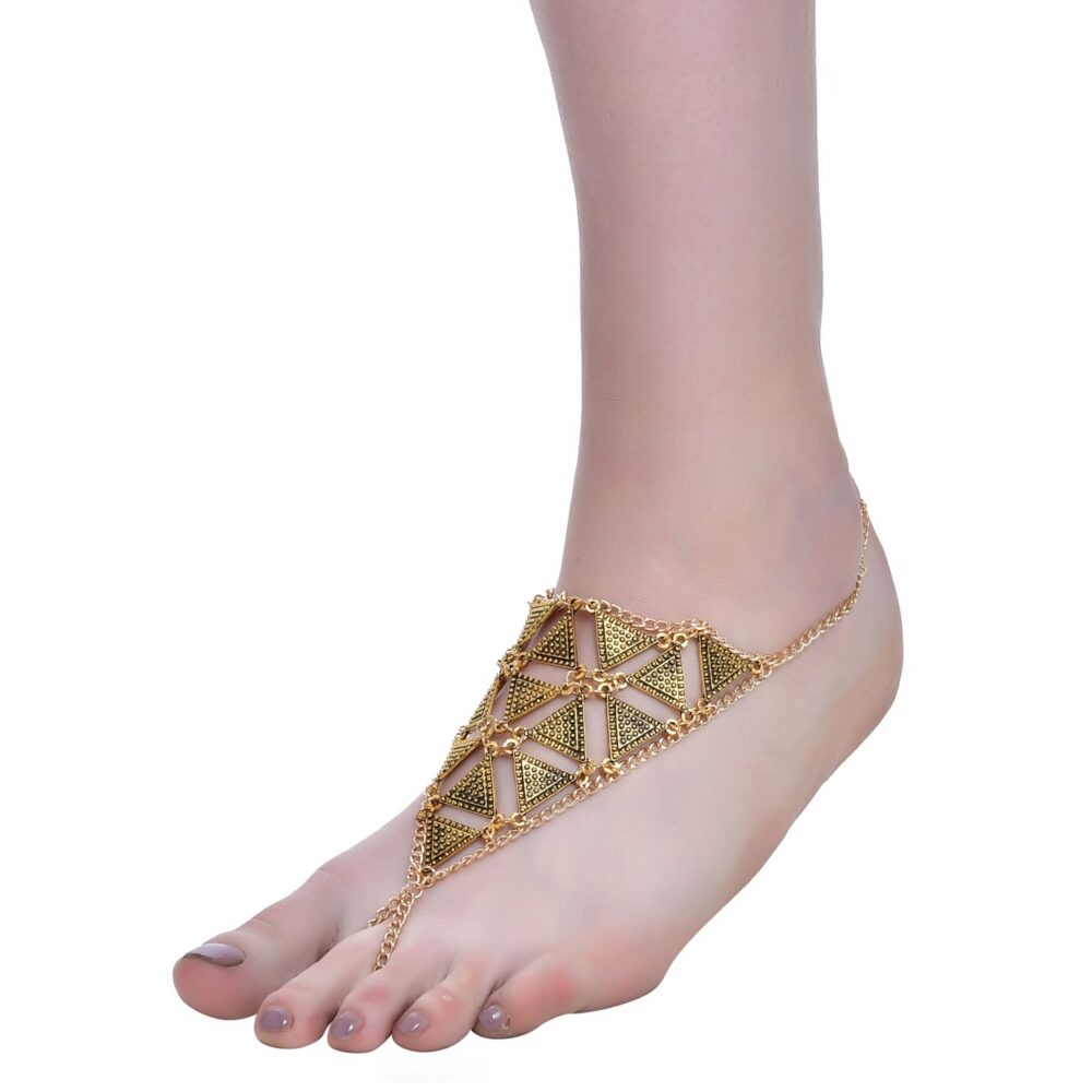 Beach Triangular Ring Anklet