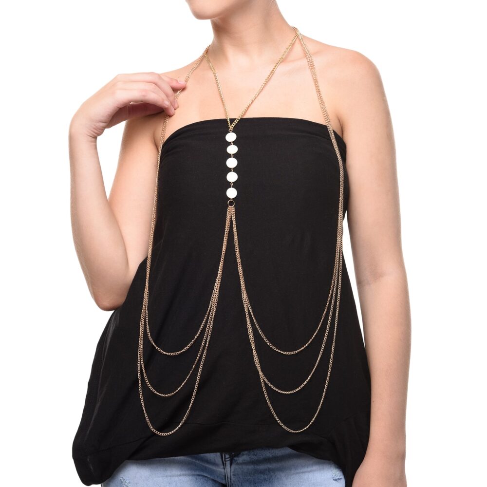 Multi Chain Designer Body Chain for Girls