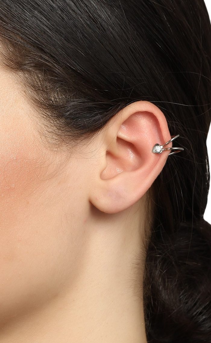 Designer Clip On Non Pierced Earcuff by femnmas