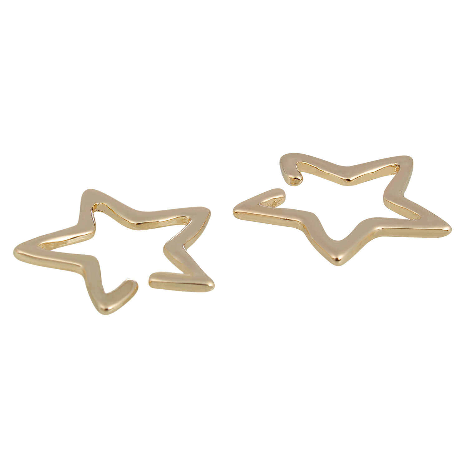 Buy Star Earcuff | Golden Star Non Pierced Earring Online