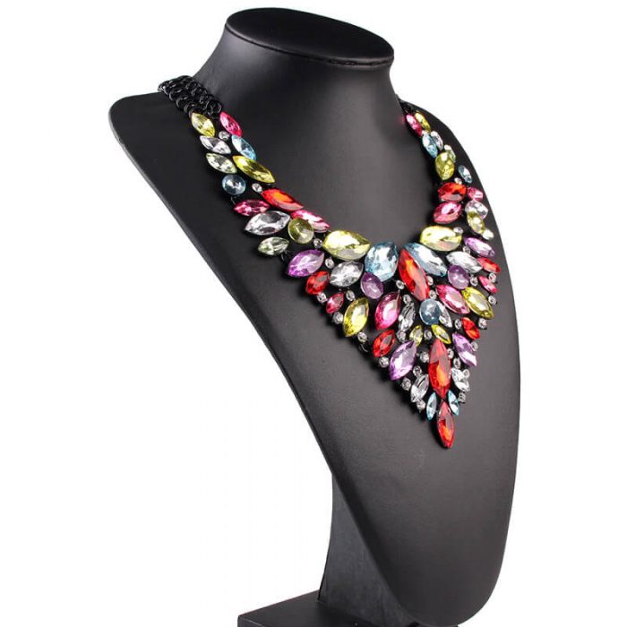 Multi Color Designer Statement Necklace For Women