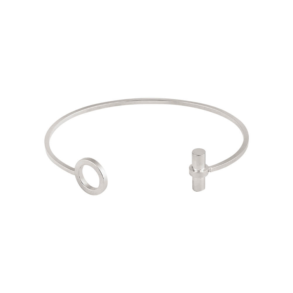 Shop Silver Casual Cuff For Girls | Silver Casaul Cuff Bracelet Online