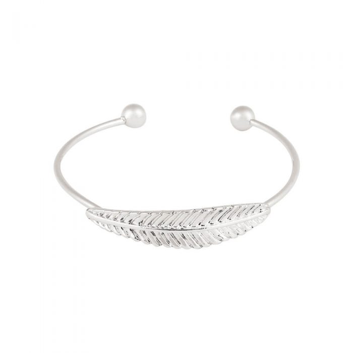 Silver Leaf Bracelet-6