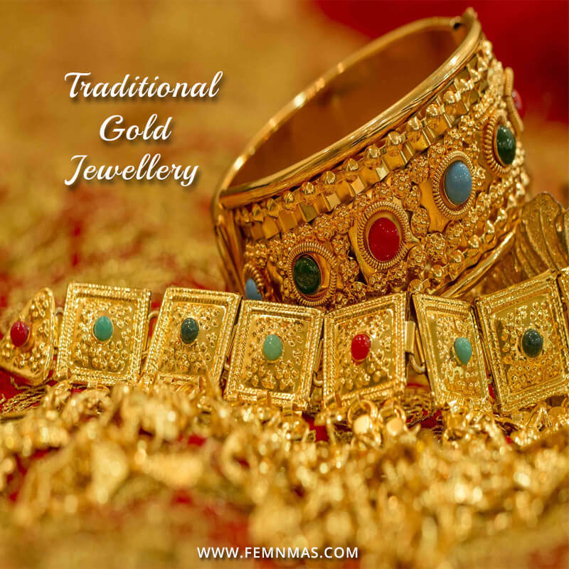 Latest Fashion Traditional Gold Jewellery- The Handmade Crafts