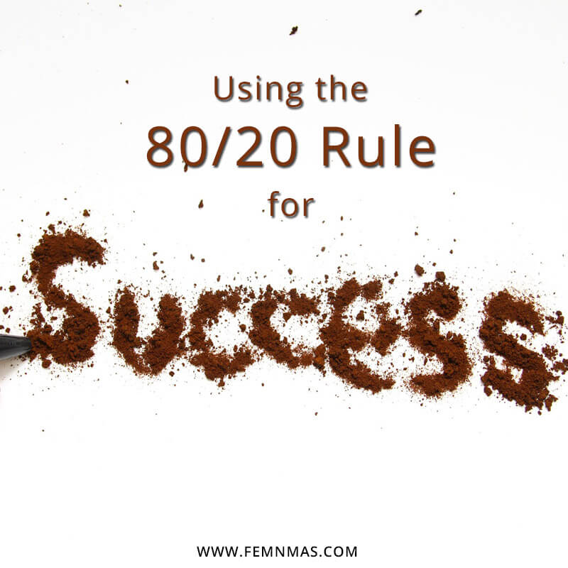 Using the 80/20 rule for success