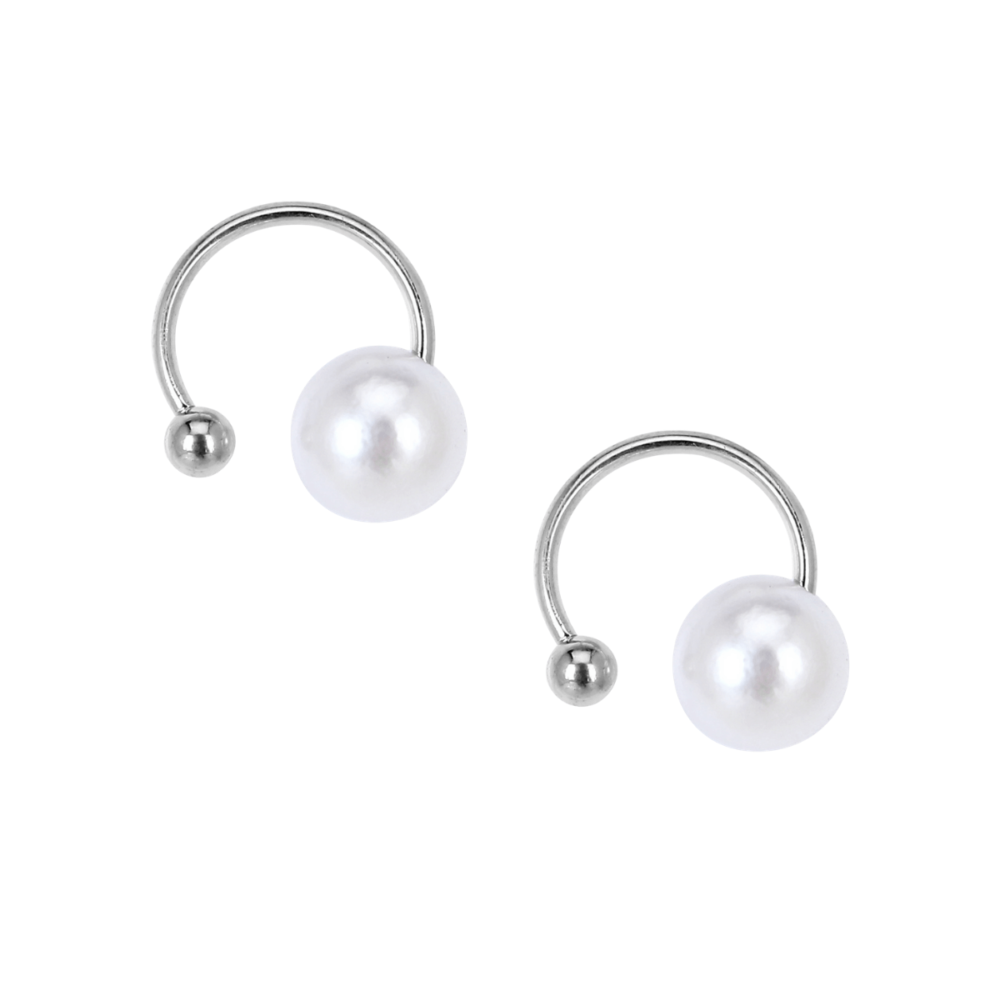 LAFATINA Non-Pierced Clip On Cross Dangle Hoop Earrings Set India | Ubuy