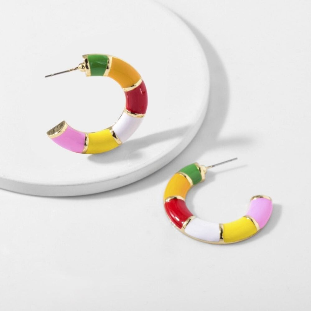 C Shape Earrings