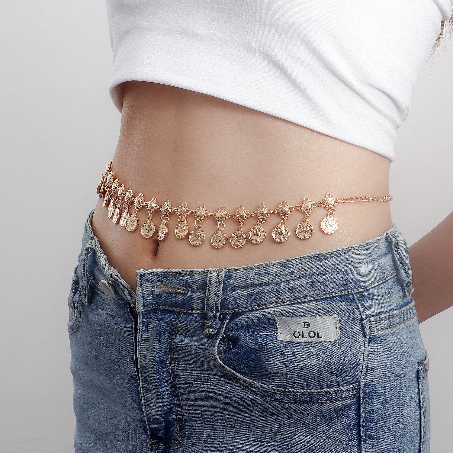 Coin belly hotsell chain
